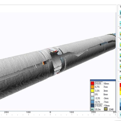 ILP Laser Pipe Profiler 3D Scan Data