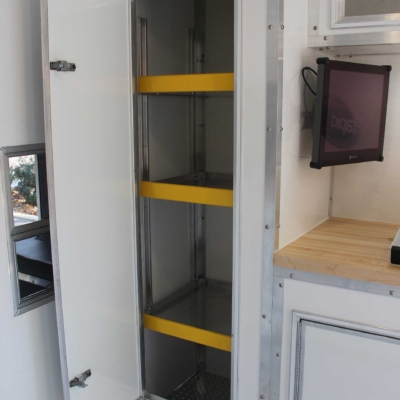 Heavy, Adjustable Aluminum Shelves for Flexible Storage