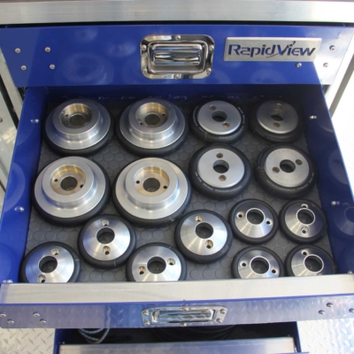 Hand-Built Toolboxes Constructed with Heavy-Duty Slides and Thick Aluminum Plates