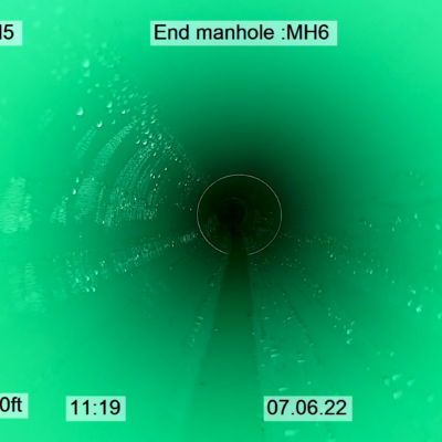 PVC pipe inspection in HD resolution (ORION® 3)