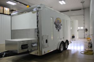 Cargo Trailer fitted with Inspection Equipment/Office